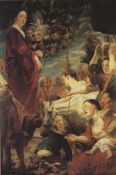 Jacob Jordaens An Offering to Ceres Spain oil painting art